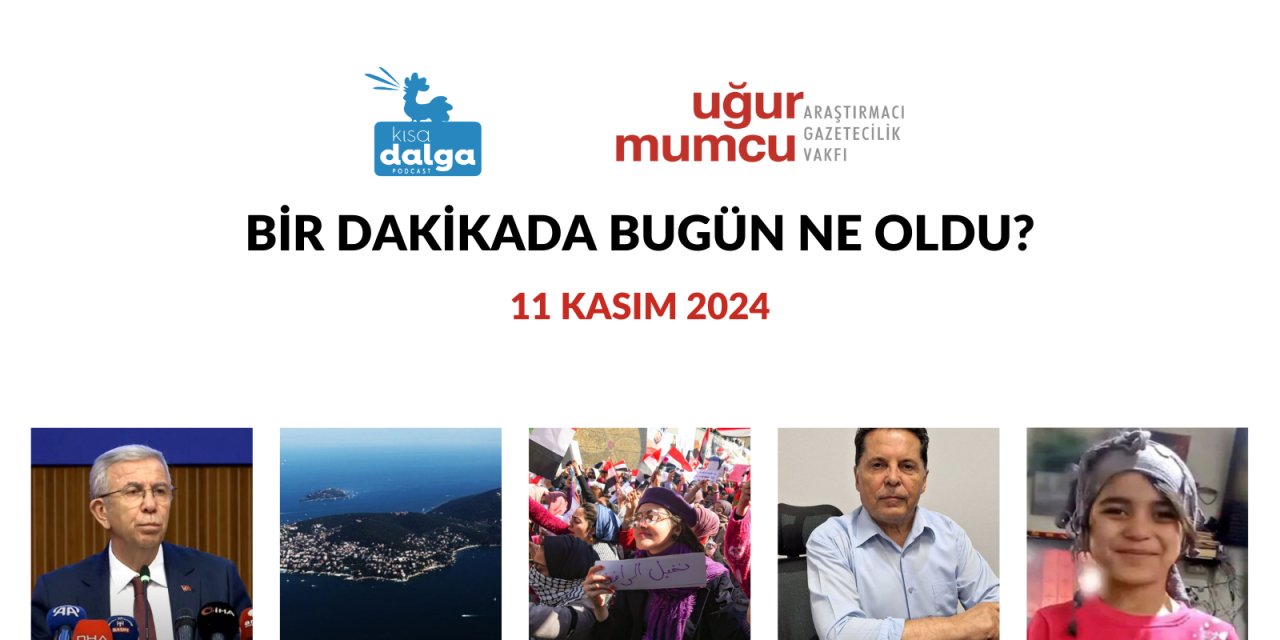 Bir dakikada bugün ne oldu?