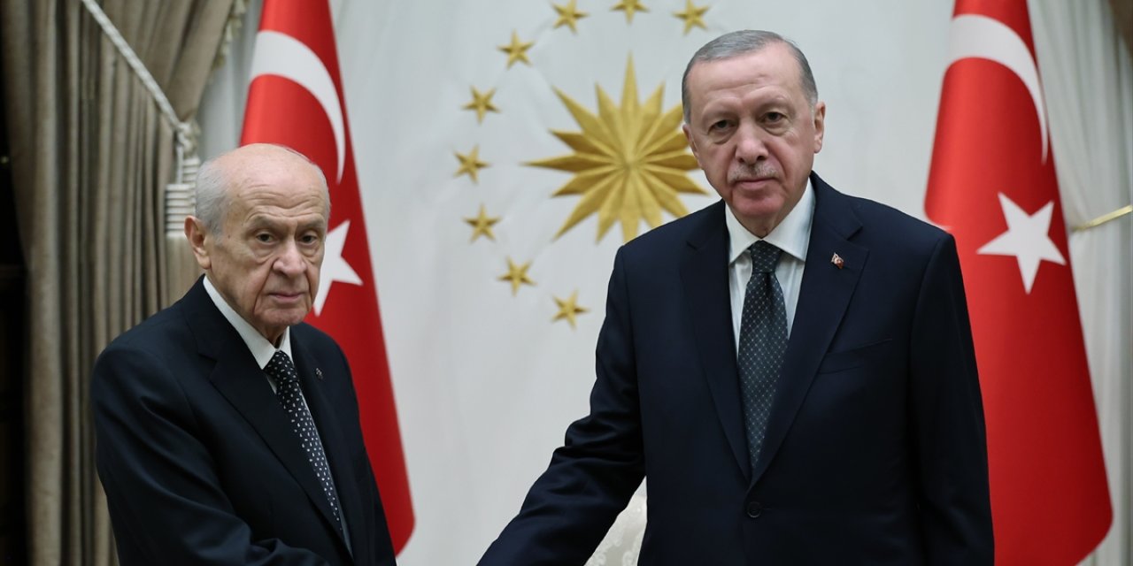 Cumhurbaşkanı Erdoğan, MHP Lideri Bahçeli ile görüştü