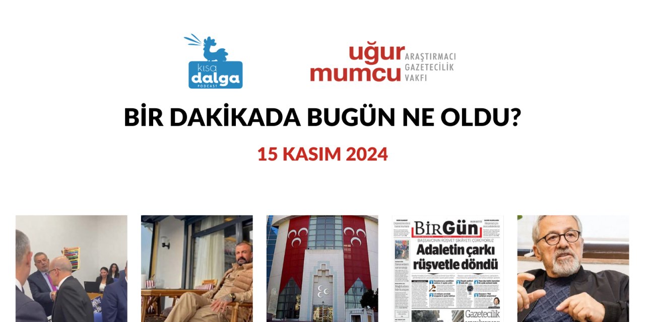 Bir dakikada bugün ne oldu?