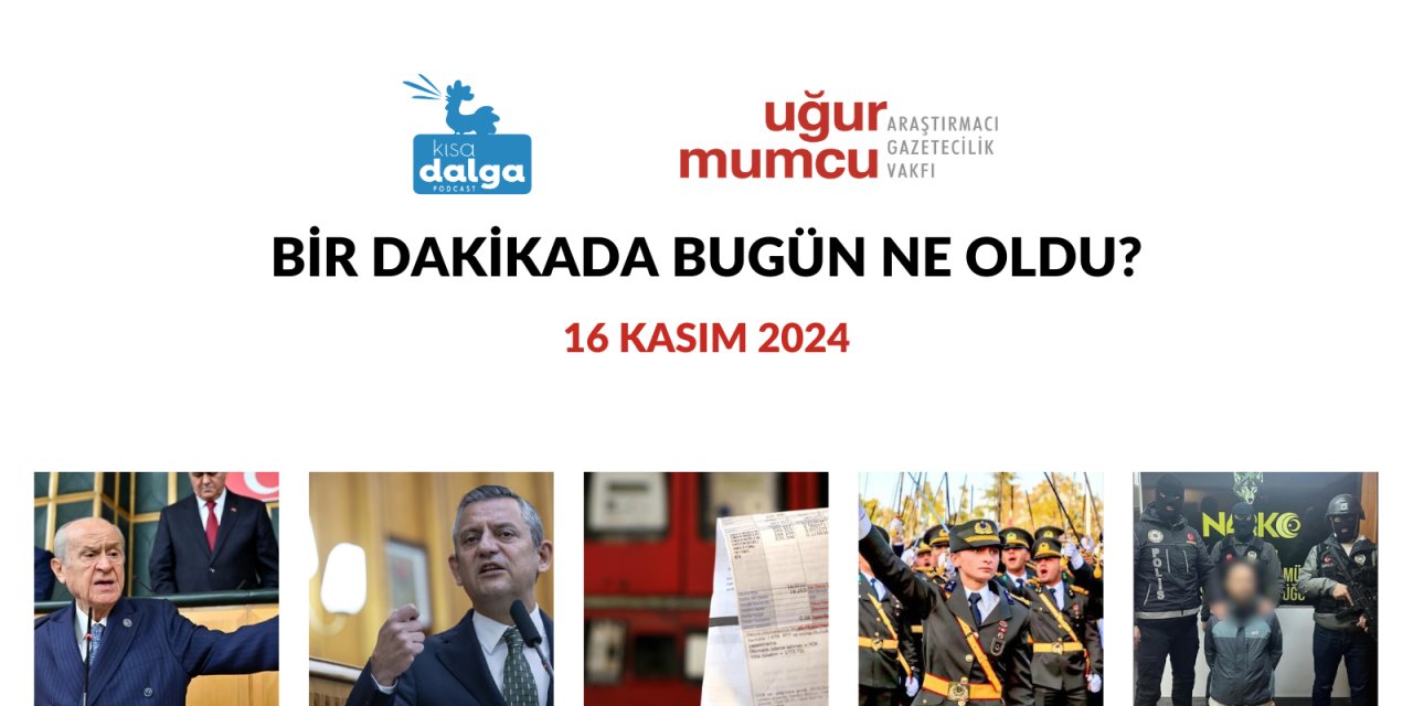 Bir dakikada bugün ne oldu?