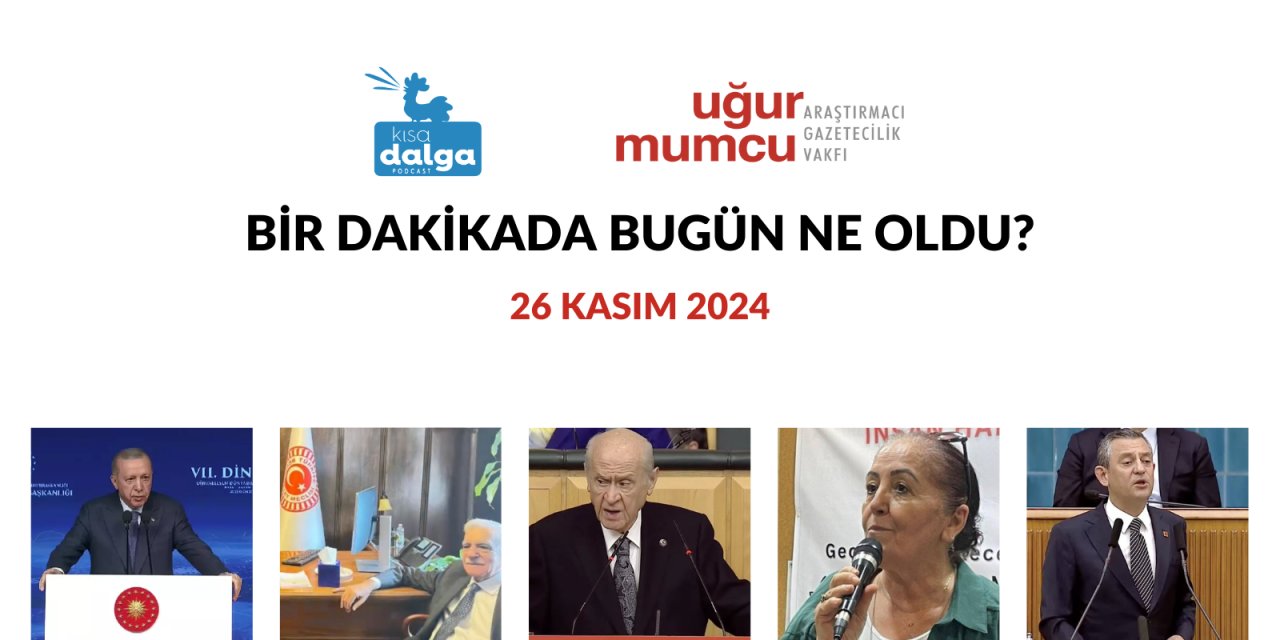 Bir dakikada bugün ne oldu?