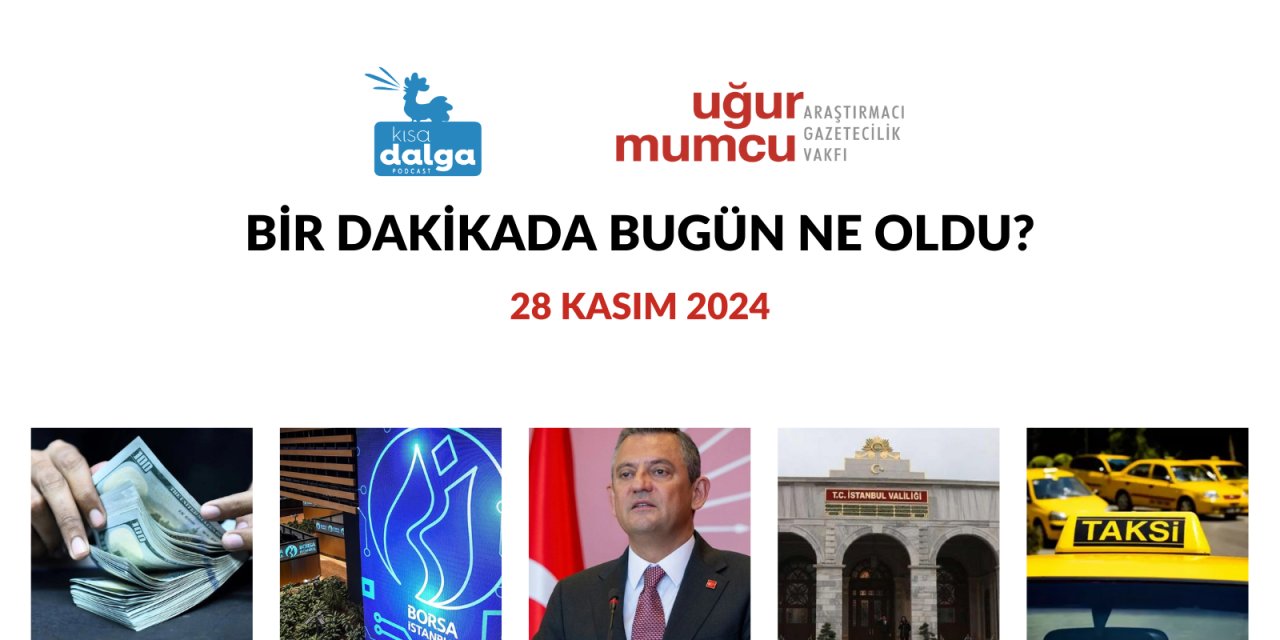 Bir dakikada bugün ne oldu?