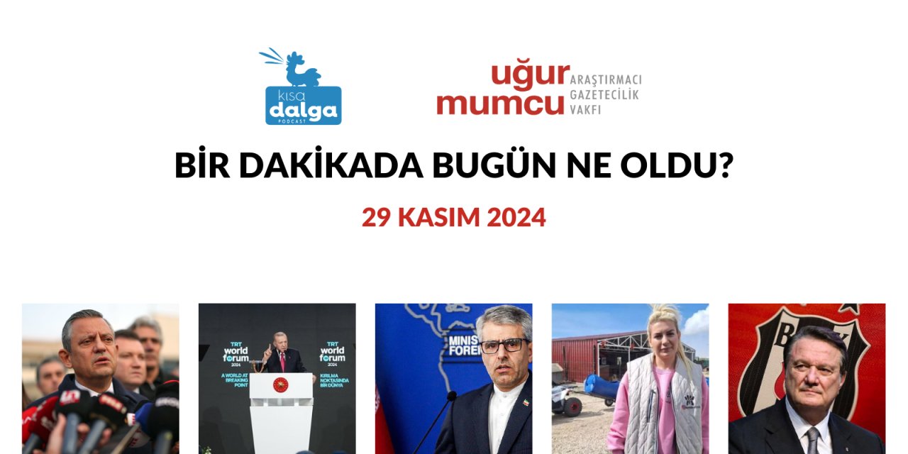 Bir dakikada bugün ne oldu?