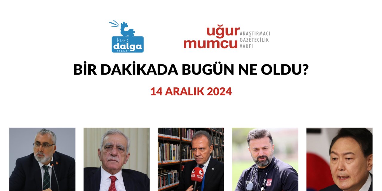 Bir dakikada bugün ne oldu?