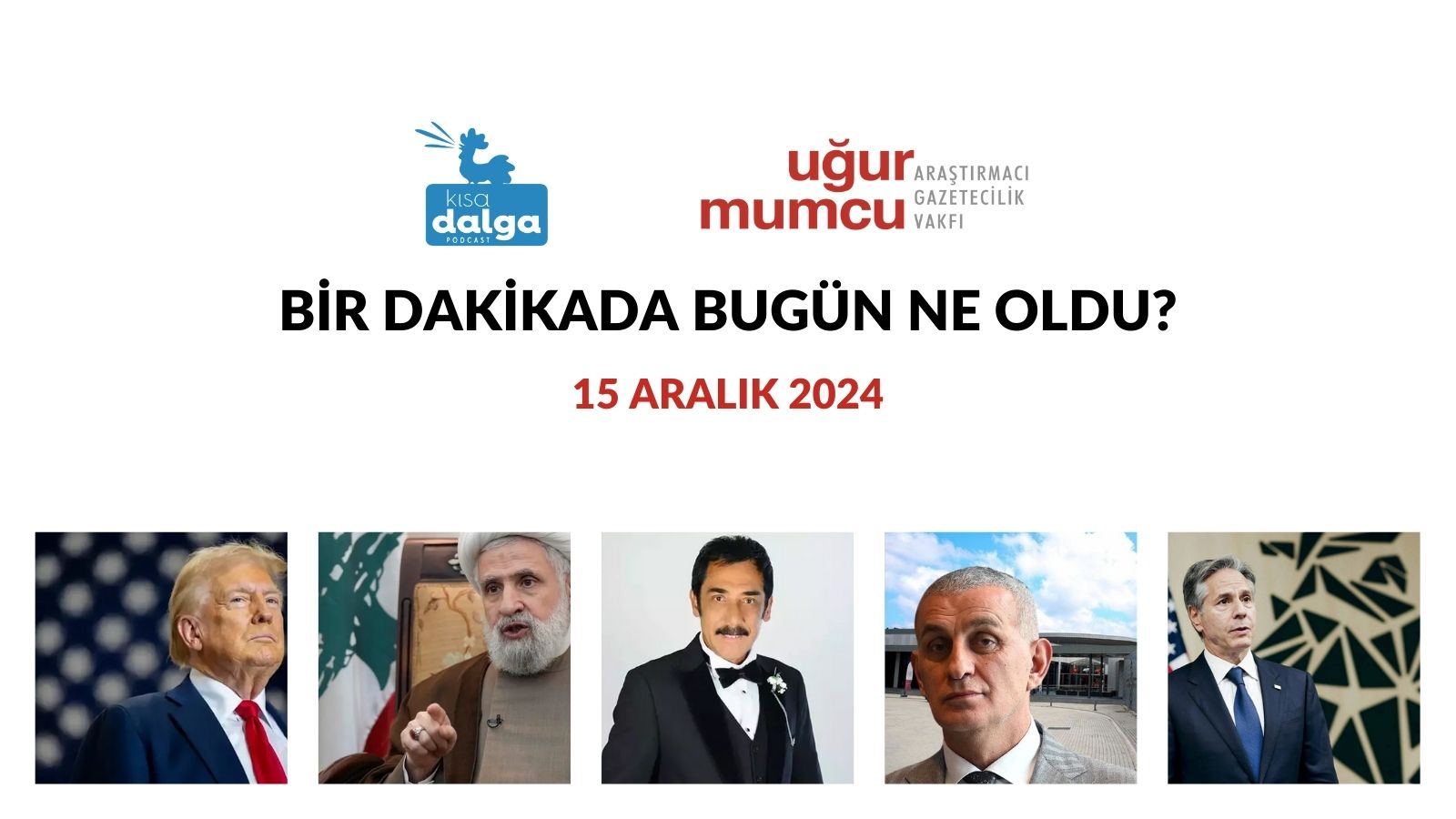 Bir dakikada bugün ne oldu?