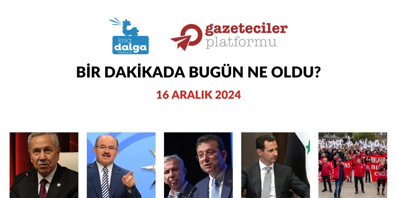 Bir dakikada bugün ne oldu?