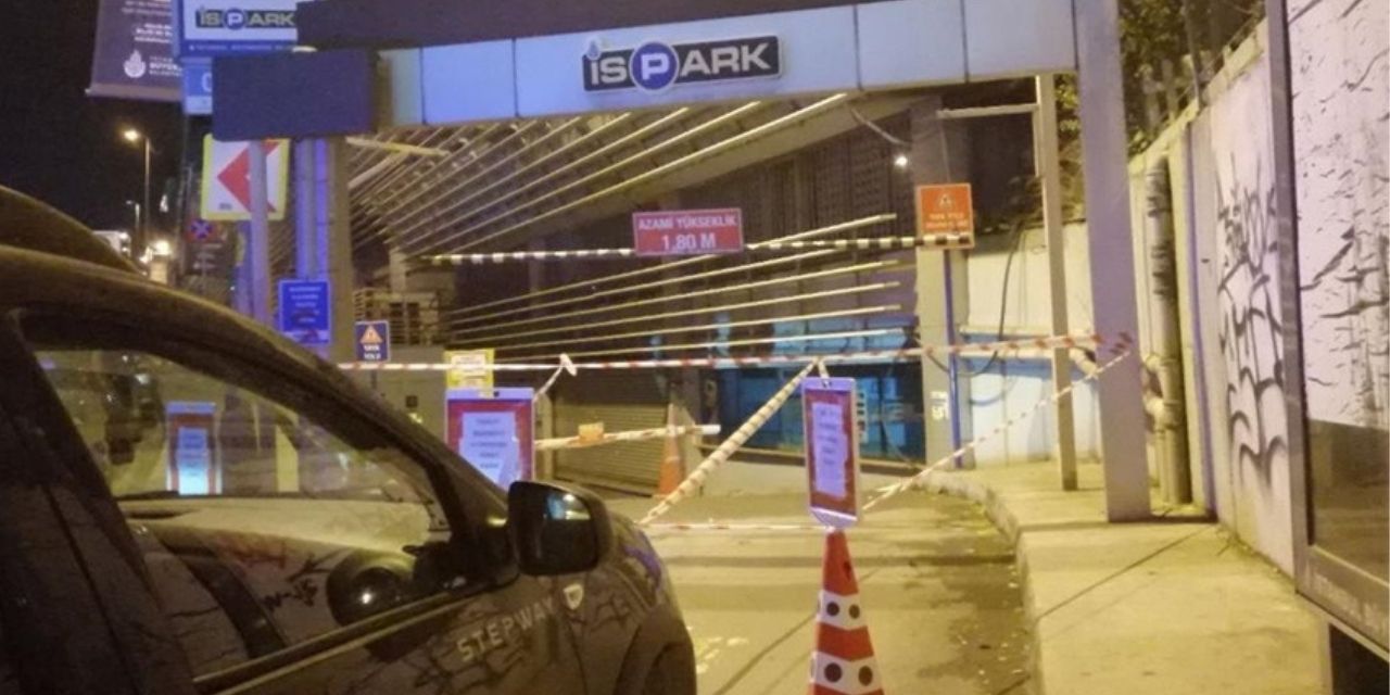 Beyoğlu’nda İSPARK Tepebaşı otoparkı kapatıldı