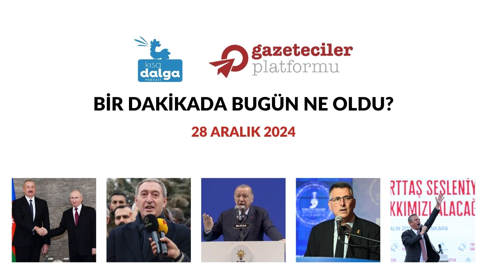 Bir dakikada bugün ne oldu?