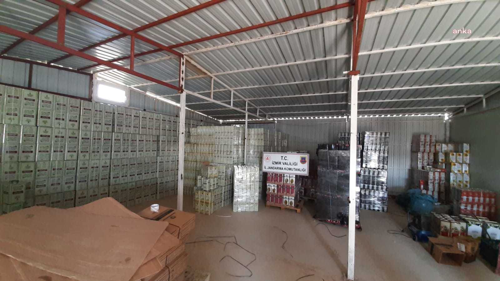 İzmir'de sahte sıvı yağ operasyonu: 3 bin 560 litre yağ ele geçirildi