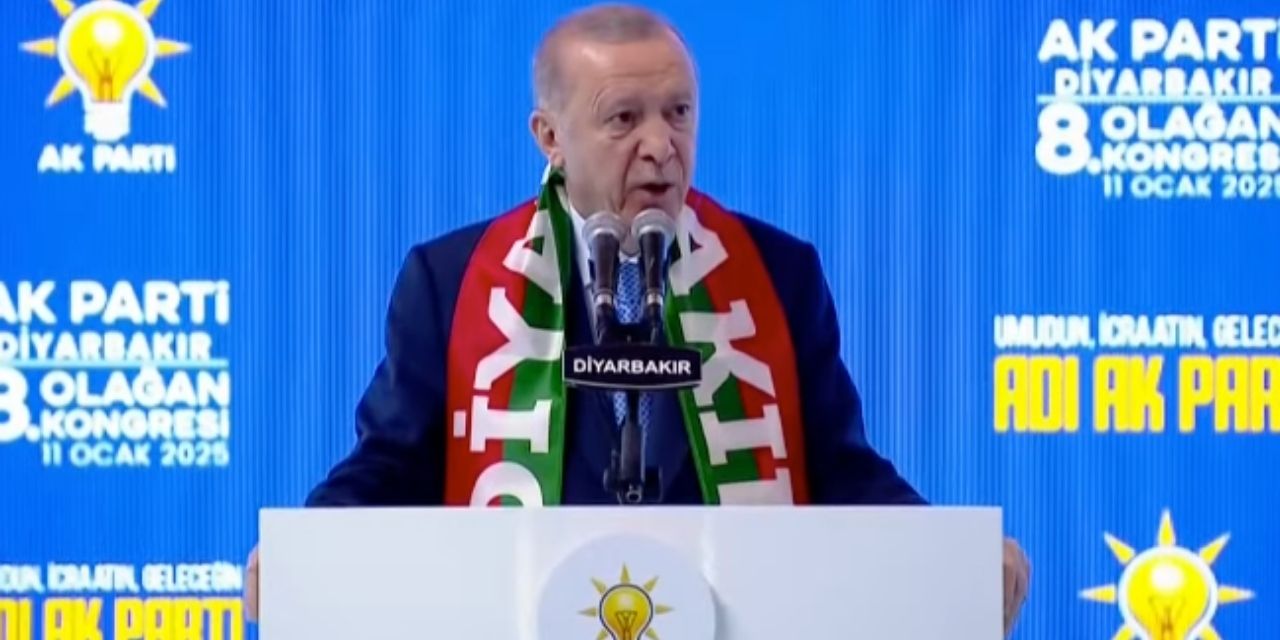 Erdoğan, Diyarbakır'da konuşuyor