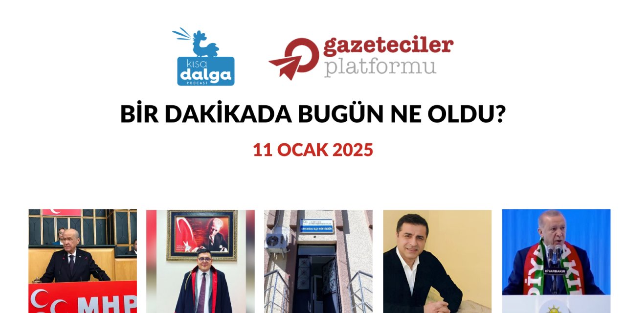 Bir dakikada bugün ne oldu?