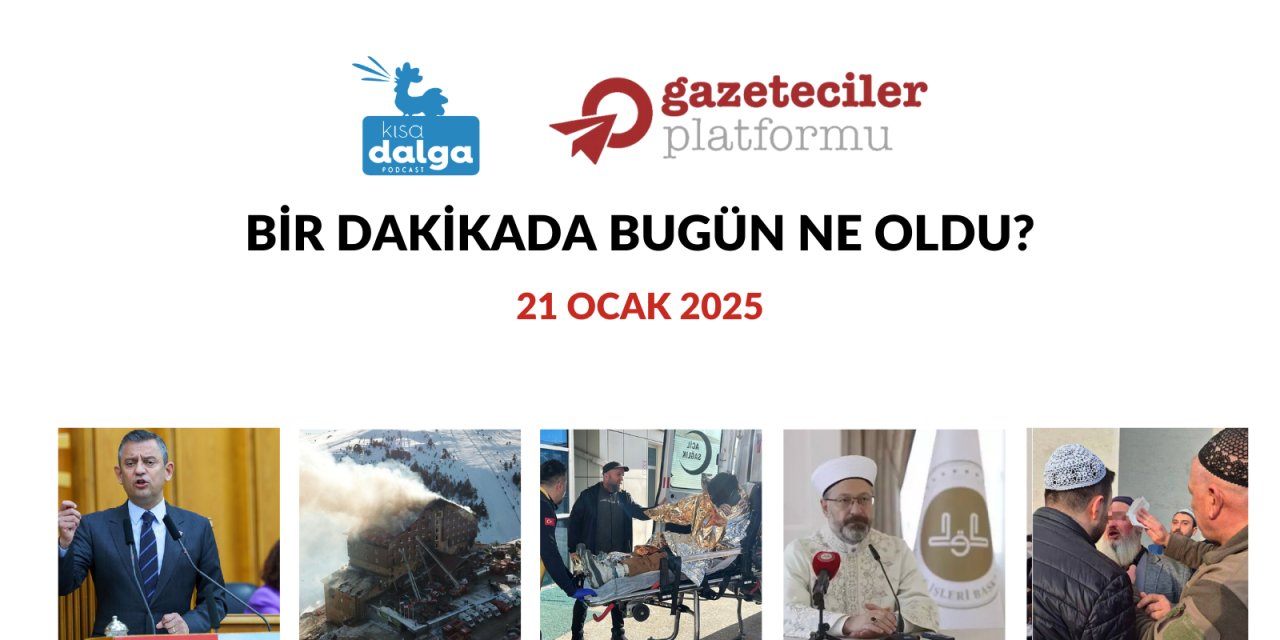 Bir dakikada bugün ne oldu?