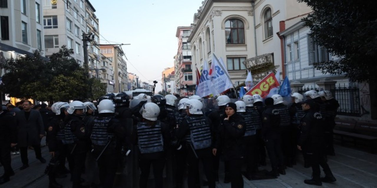 ESP, SKM ve SGDF’ye gözaltıları protesto eden 40 kişi gözaltına alındı