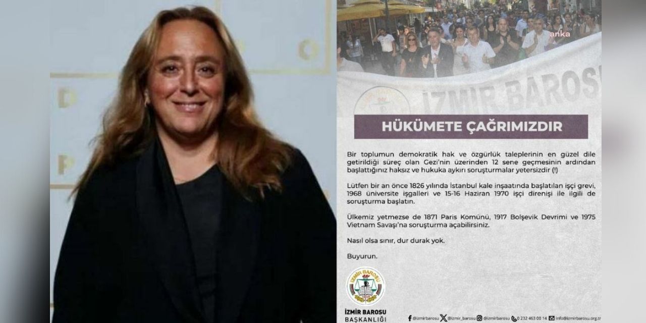 İzmir Barosu'ndan Ayşe Barım'ın tutuklanmasına tepki: '68 olaylarıyla ilgili de soruşturma başlatın