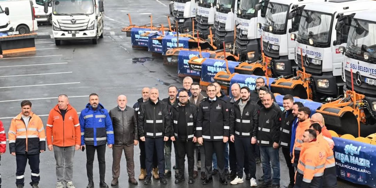 Şişli Belediyesi, beklenen kar yağışı için hazırlıklarını tamamladı