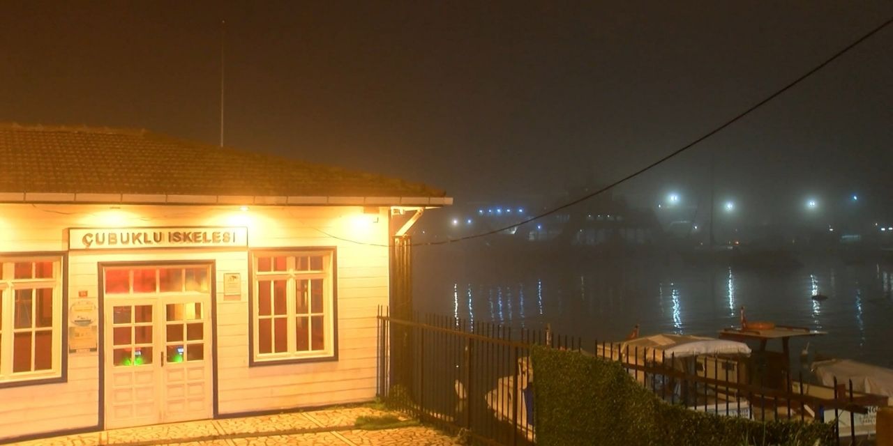 İstanbul'da yoğun sis: Bazı vapur seferleri iptal edildi