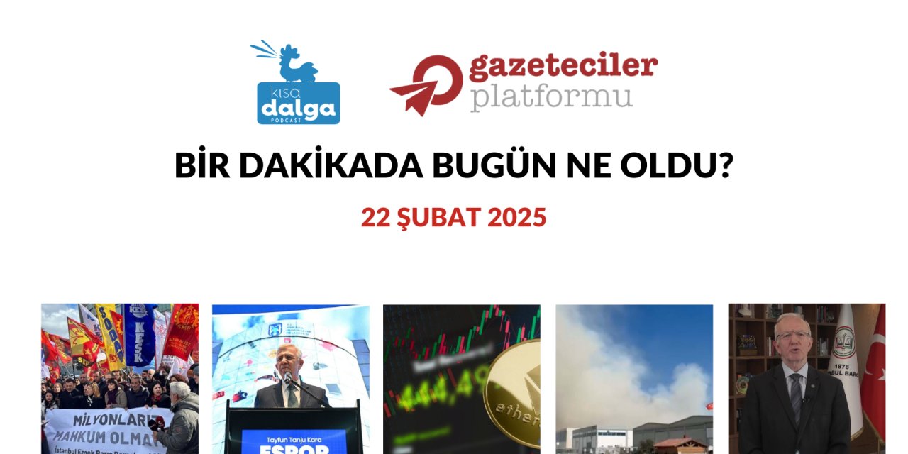Bir dakikada bugün ne oldu?
