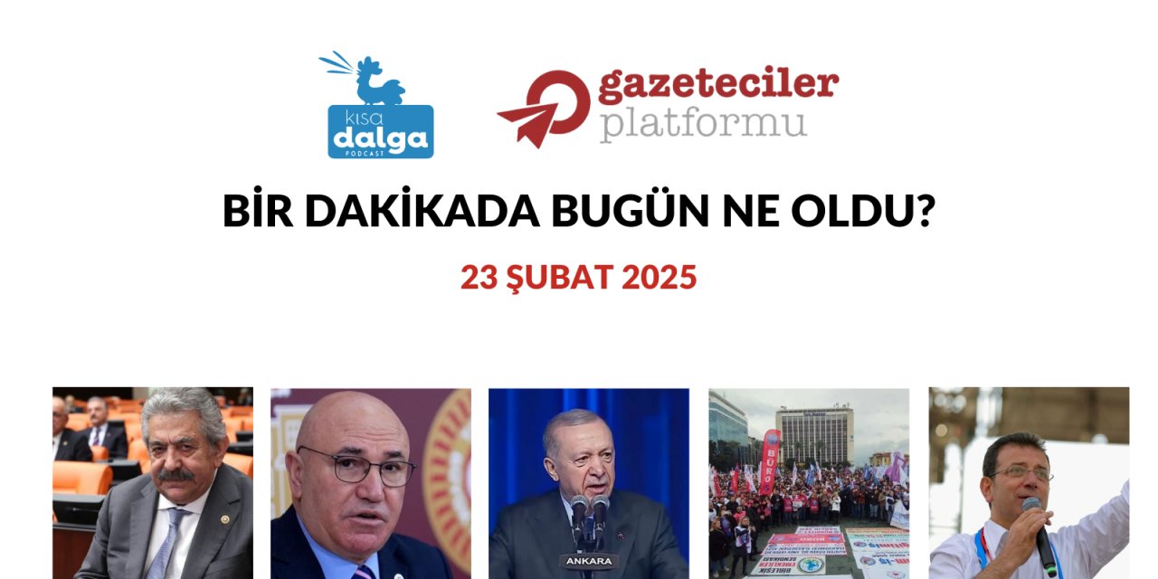 Bir dakikada bugün ne oldu?
