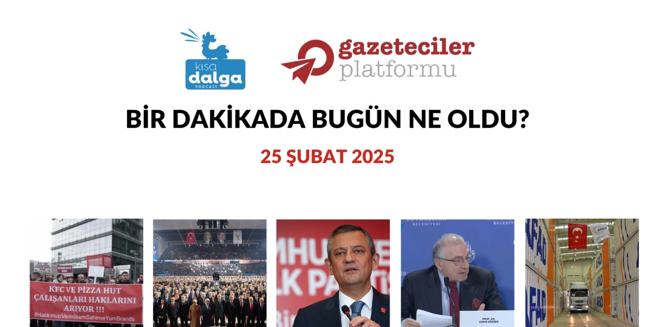 Bir dakikada bugün ne oldu?