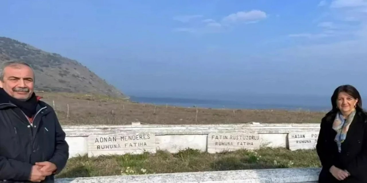 DEM Parti heyetinden Menderes'in mezarına ziyaret