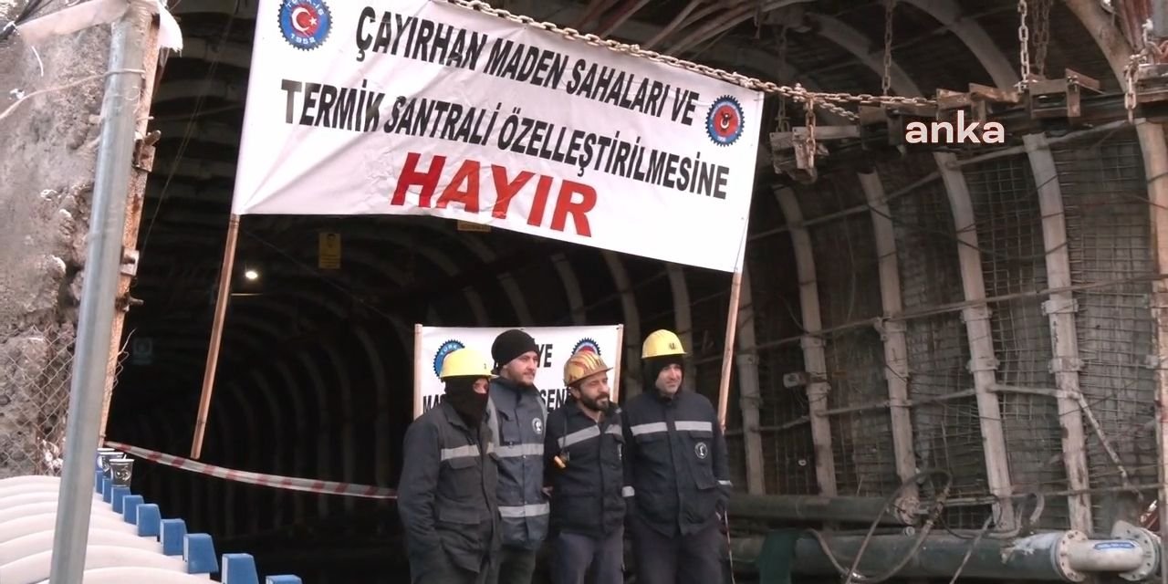 İşçiler eylemde | Çayırhan'da özelleştirme ihalesi tarihi belli oldu