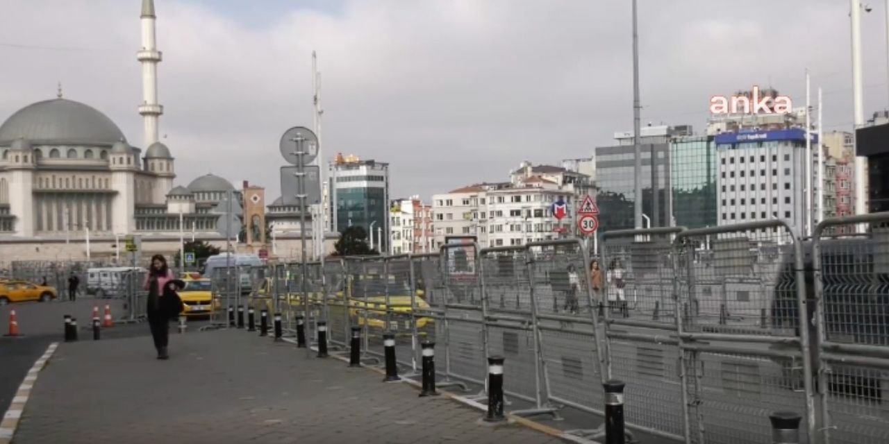 Taksim ve çevresine 8 Mart ablukası