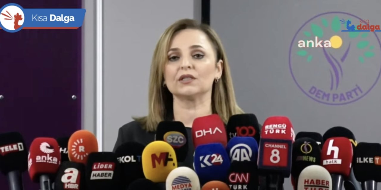 PKK'nın fesih ve silah bırakma kararı: DEM Parti Ayşegül Doğan açıklama yapıyor