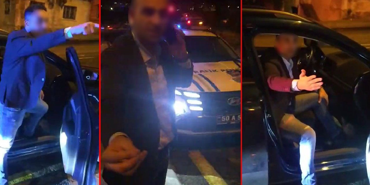 Devriyedeki polislere küfür eden eski AKP ilçe başkanı tutuklandı