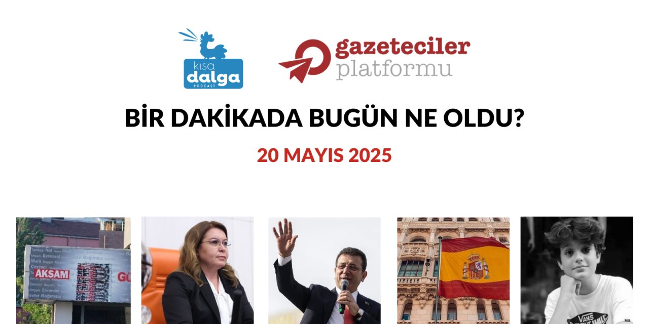 Bir dakikada bugün ne oldu?