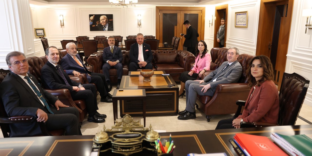 DEM Parti, Yeniden Refah Partisi'ni ziyaret etti