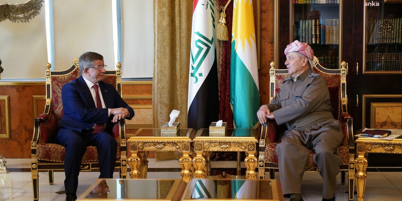 Davutoğlu; Abdullatif Reşid, Neçirvan Barzani ve Mesud Barzani ile görüştü