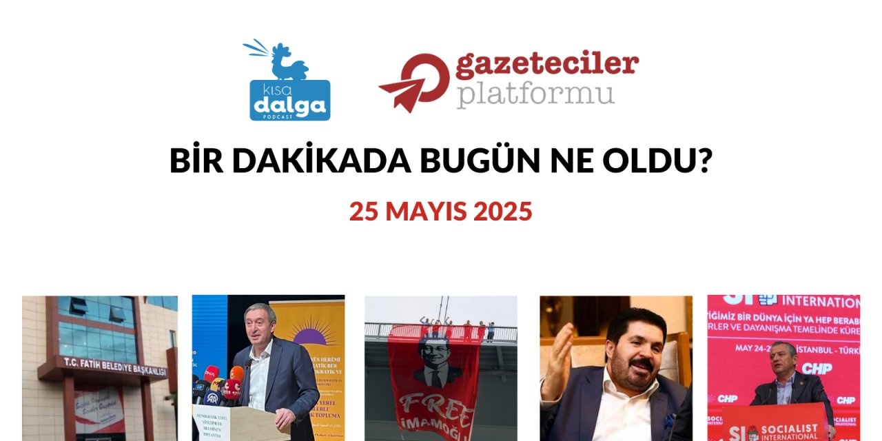 Bir dakikada bugün ne oldu?