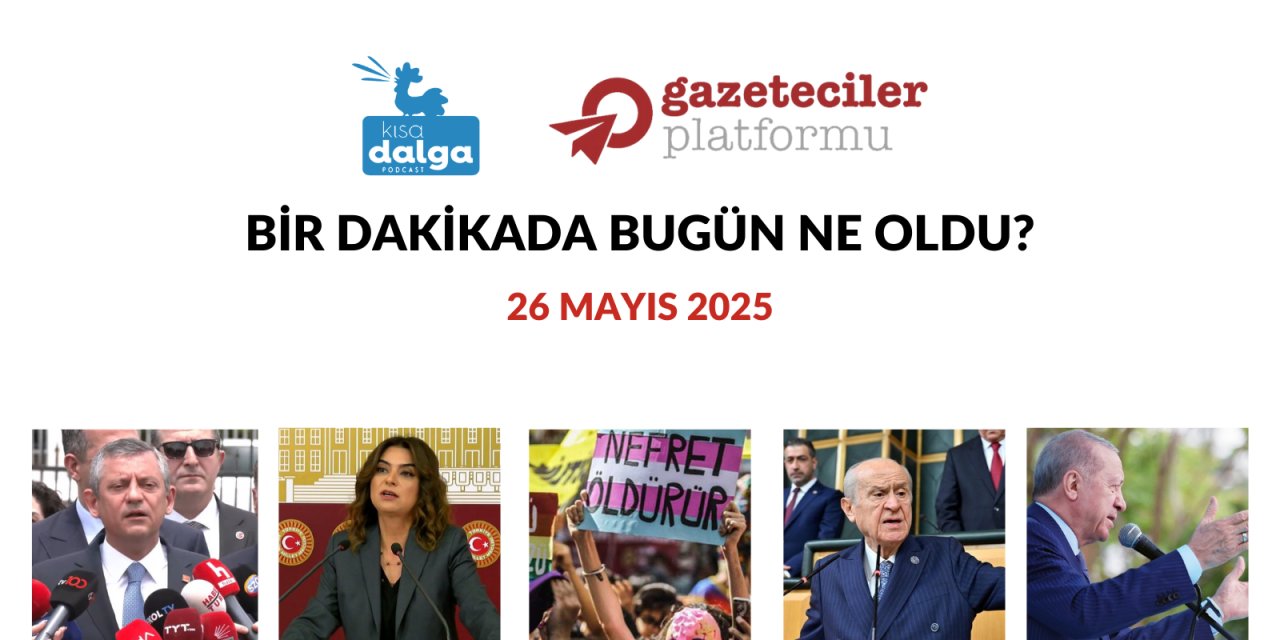 Bir dakikada bugün ne oldu?