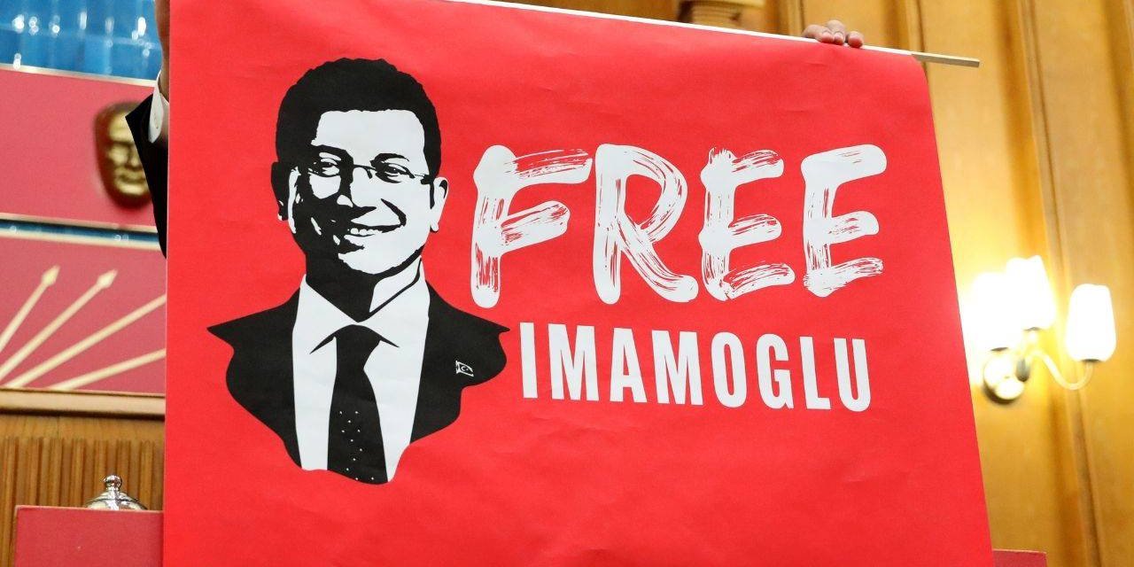 CHP'nin Esenler mitinginde 'Ekrem İmamoğlu' sansürü