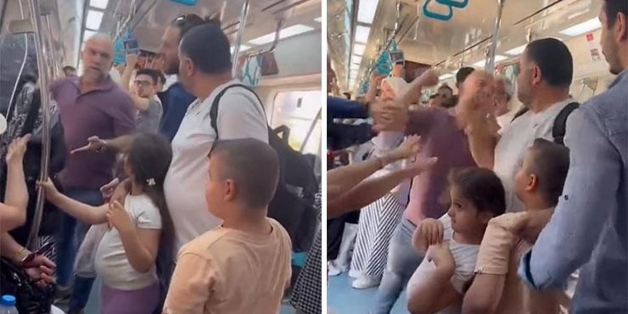 Marmaray'da iki çocuklu yolcunun burnunu kıran kişilerden biri tutuklandı