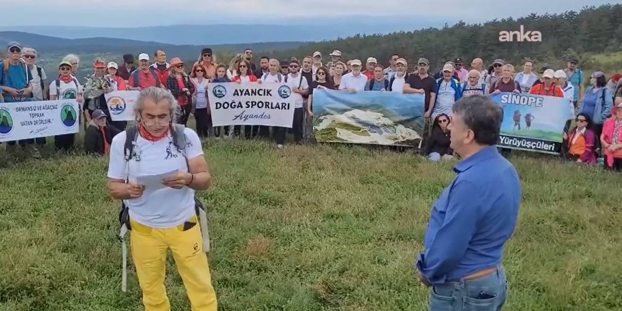 Sinop'ta maden protestosu: '20 yılda cehennemi inşa edecekler'