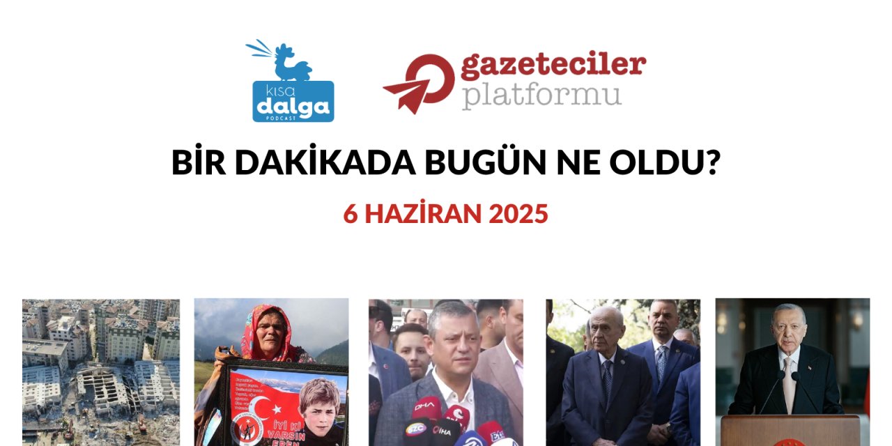 Bir dakikada bugün ne oldu?