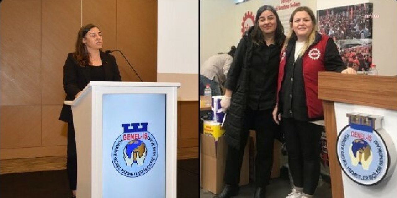 DİSK Genel İş yöneticileri Deniz Şahin Gümüştekin ve Mine Bilir tutuklandı