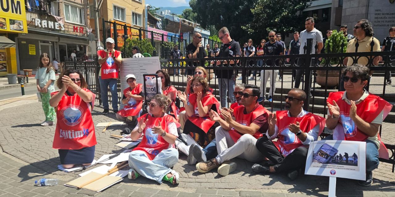 Bursa'da eğitimcilerin açıklamasına İl Eğitim Müdürü'nden engel