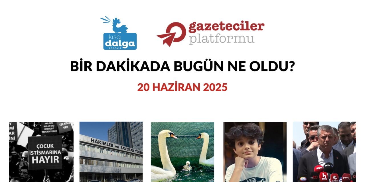 Bir dakikada bugün ne oldu?