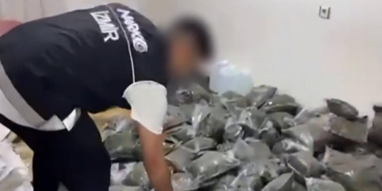 İzmir'de 126 kilogram bonzai ele geçirildi