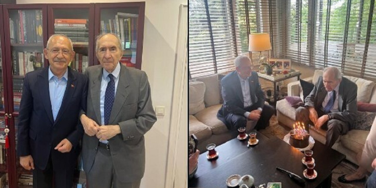 Kemal Kılıçdaroğlu, Altan Öymen’i ziyaret etti