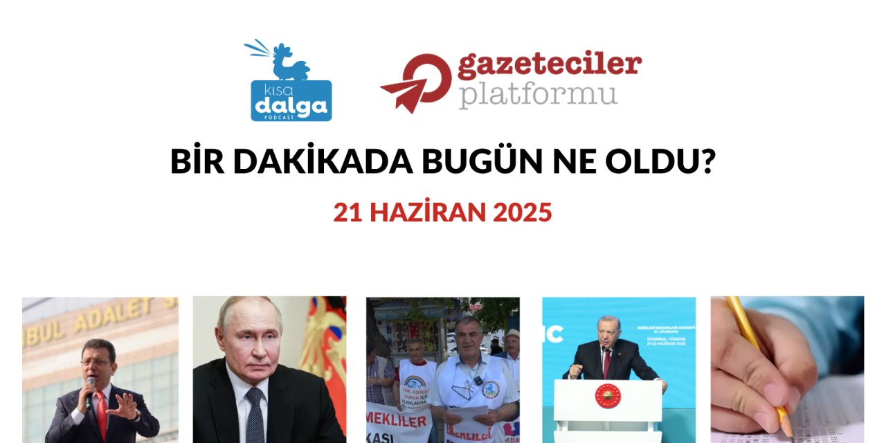 Bir dakikada bugün ne oldu?