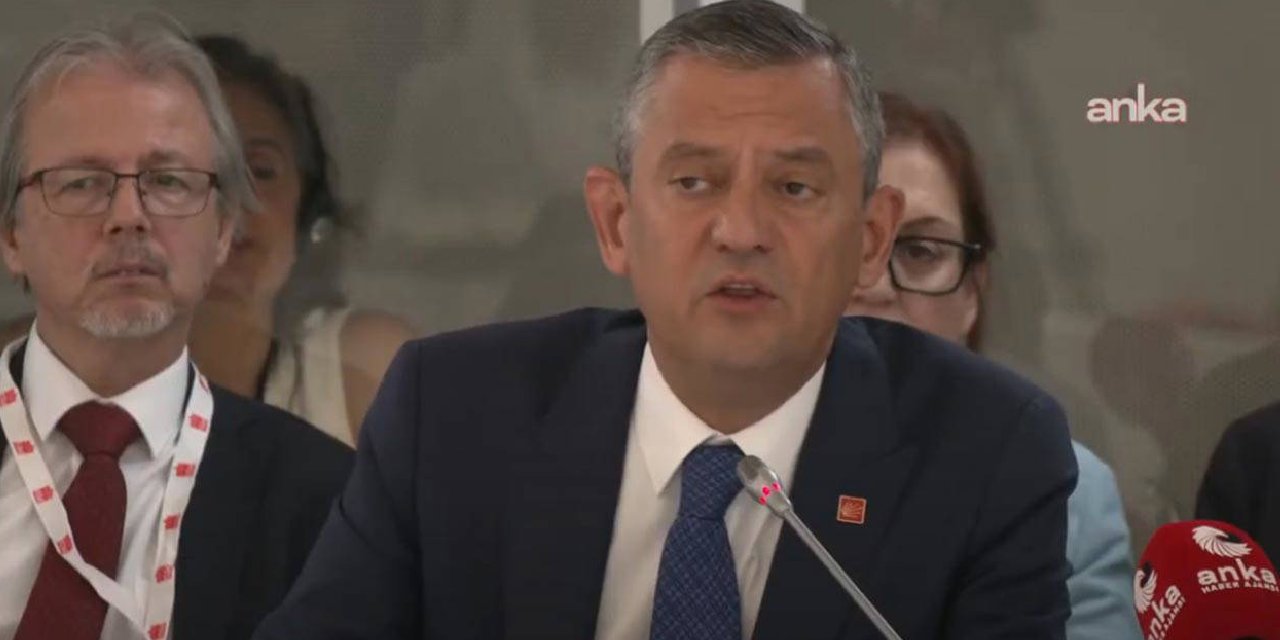 Özel, Brüksel'de konuştu: ‘Erdoğan AB’den hissetmesi gereken baskının yüzde 10’unu bile hissetmiyor’