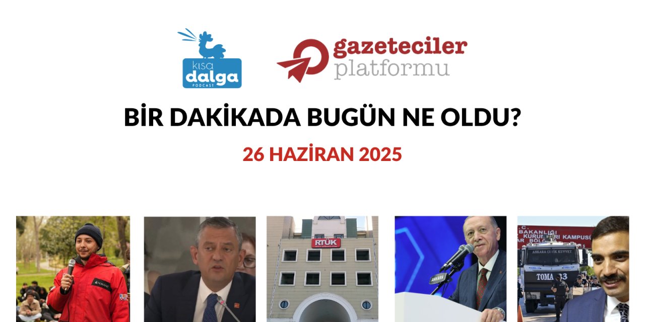 Bir dakikada bugün ne oldu?