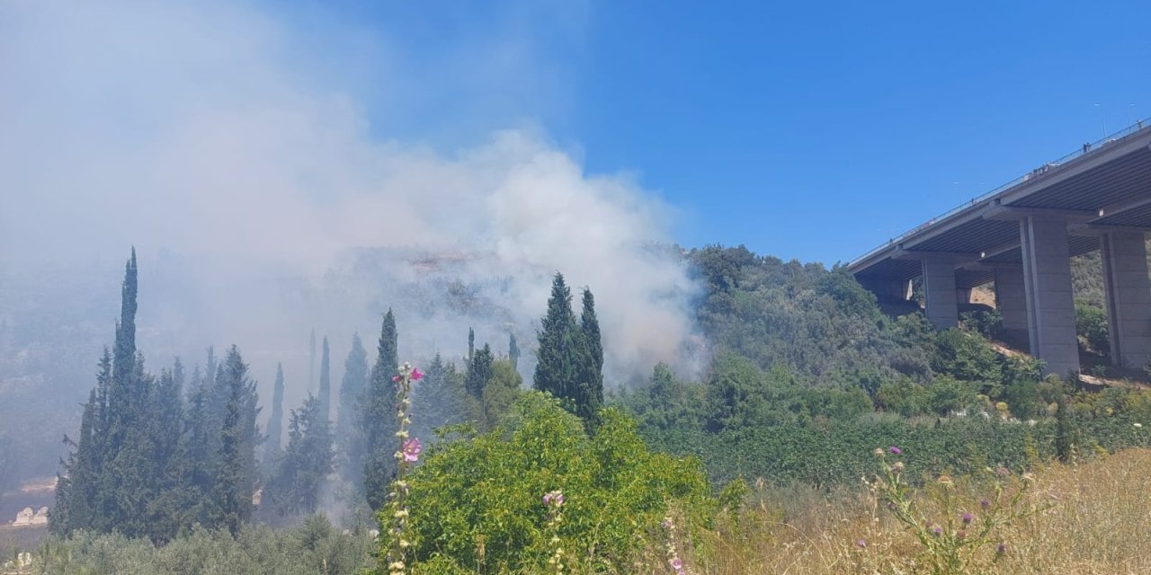 Makilik alanda yangın: Alevler evlere sıçradı, mahalle tahliye ediliyor