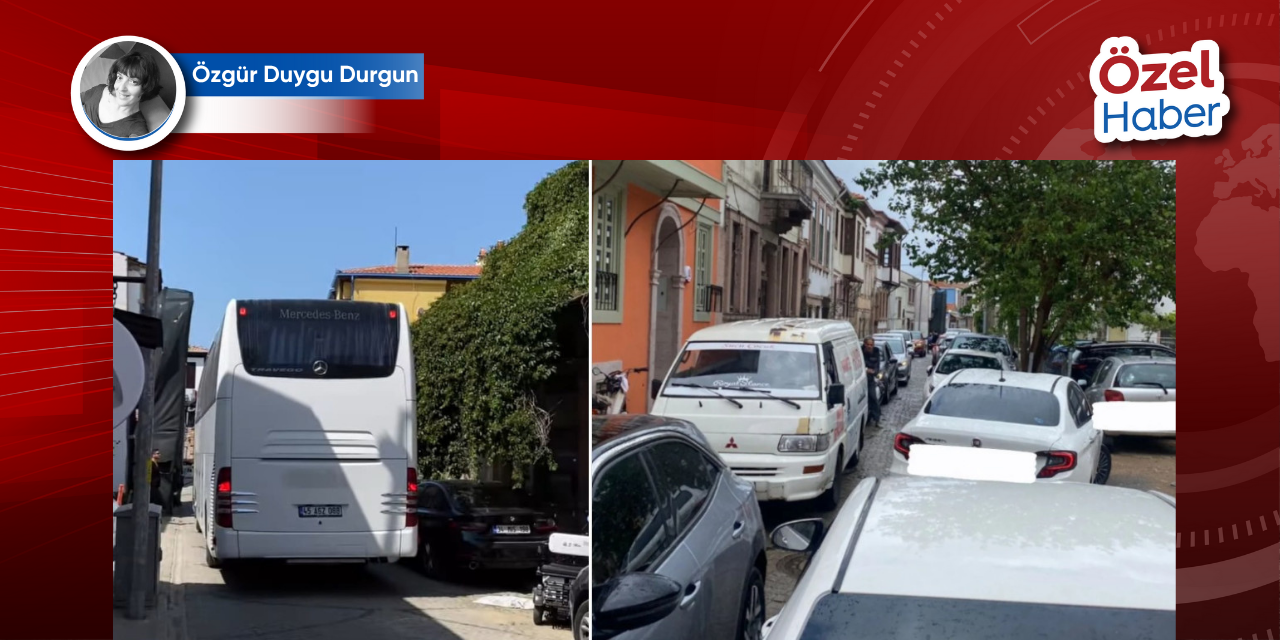 Ayvalık'ta 'tek yön' çilesi: Ne halk ne de turistler memnun