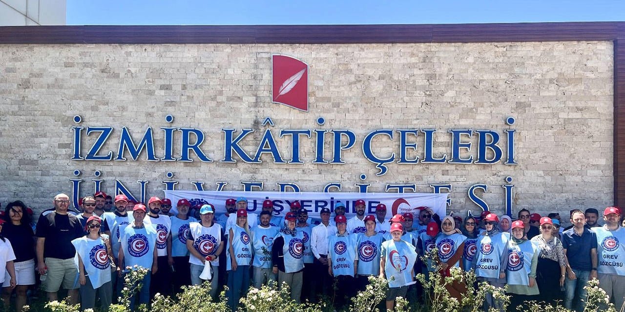 İKÇÜ çalışanları iş bıraktı: 'Bu grev geçinemeyen insanların isyanıdır'