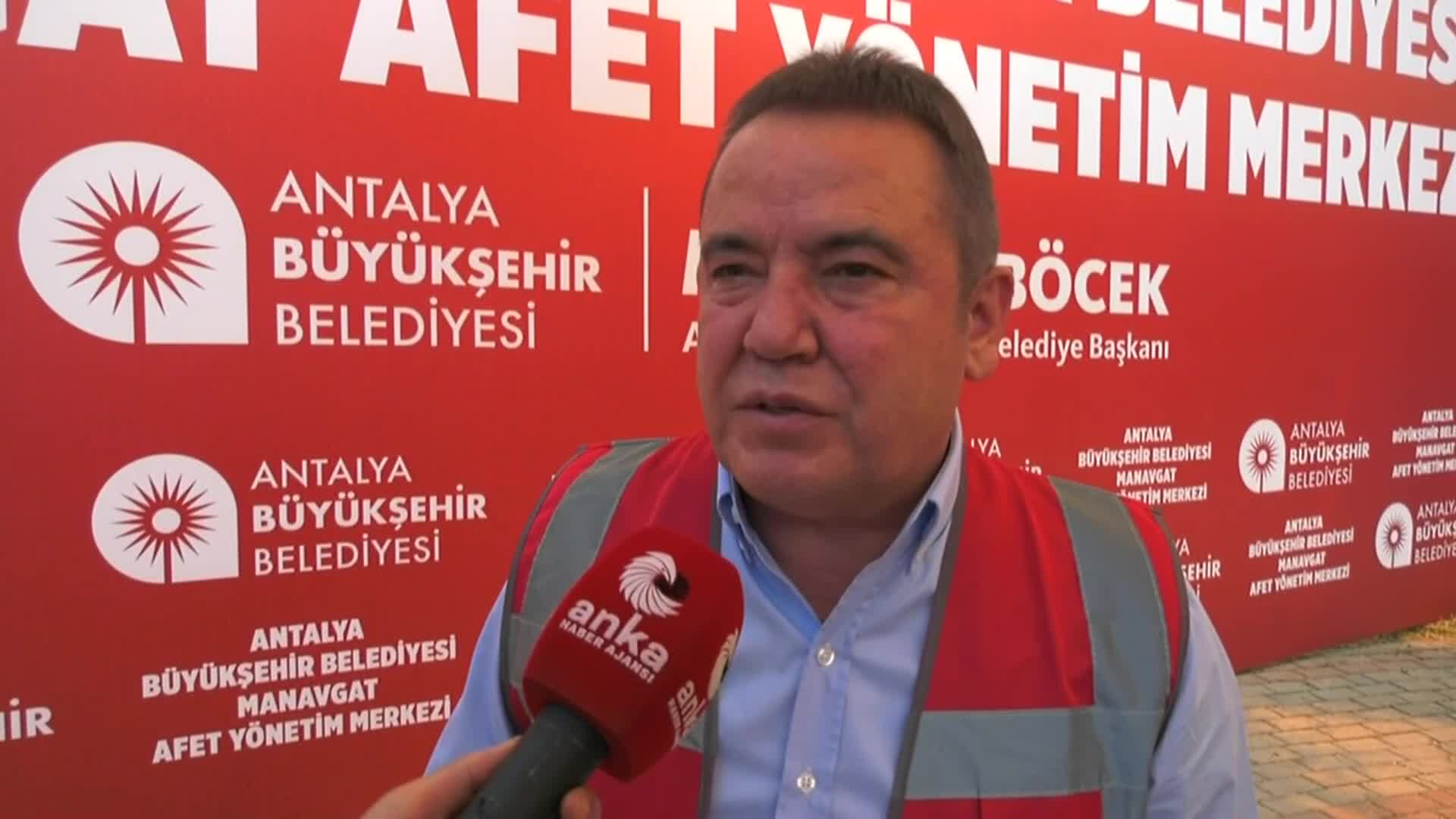 Antalya Büyükşehir Belediye Başkanı Böcek: Daha fazla yanmak istemiyoruz