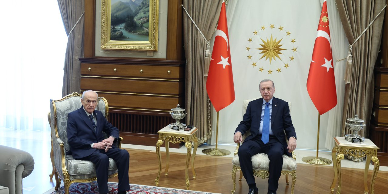 Cumhurbaşkanı Erdoğan, MHP Lideri Bahçeli ile görüştü